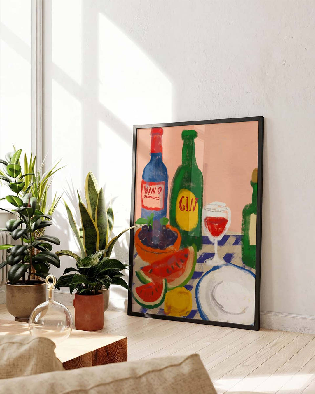 Fruity Dinner | Farbenfrohes Stillleben-Poster