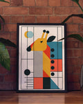 Giraffe | Bauhaus Poster