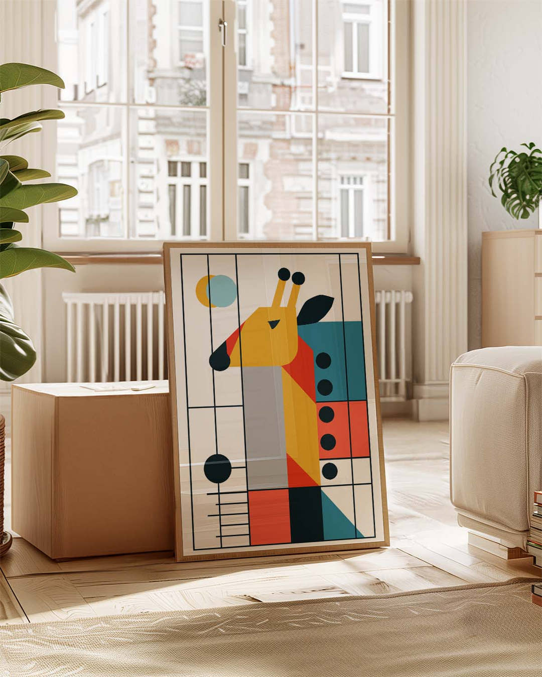 Giraffe | Bauhaus Poster