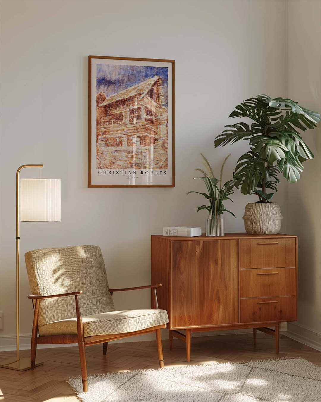 Haus in Bosco – Christian Rohlfs | Kunstposter