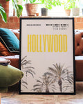 Hollywood | Modernes Retro-Poster