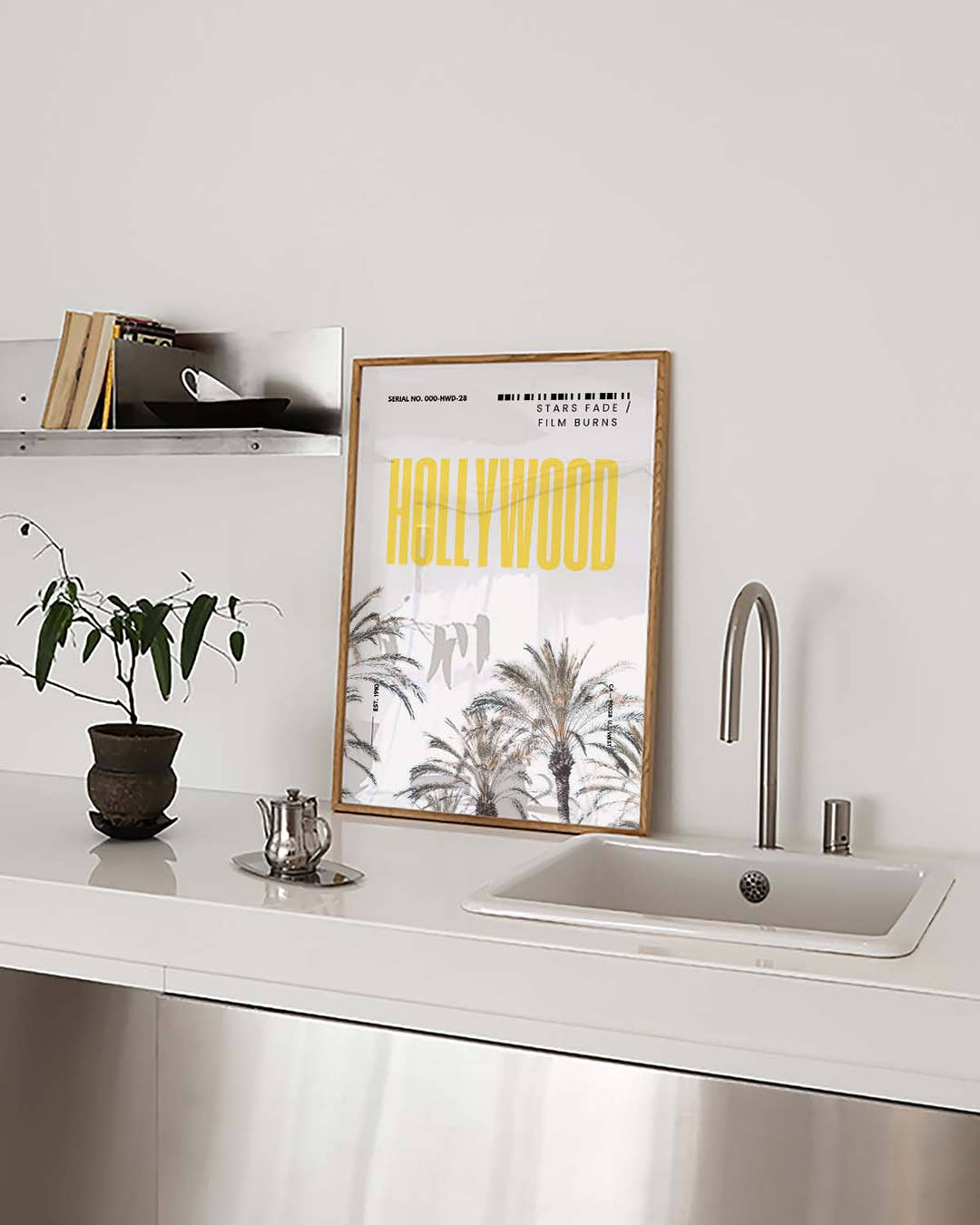 Hollywood | Modernes Retro-Poster