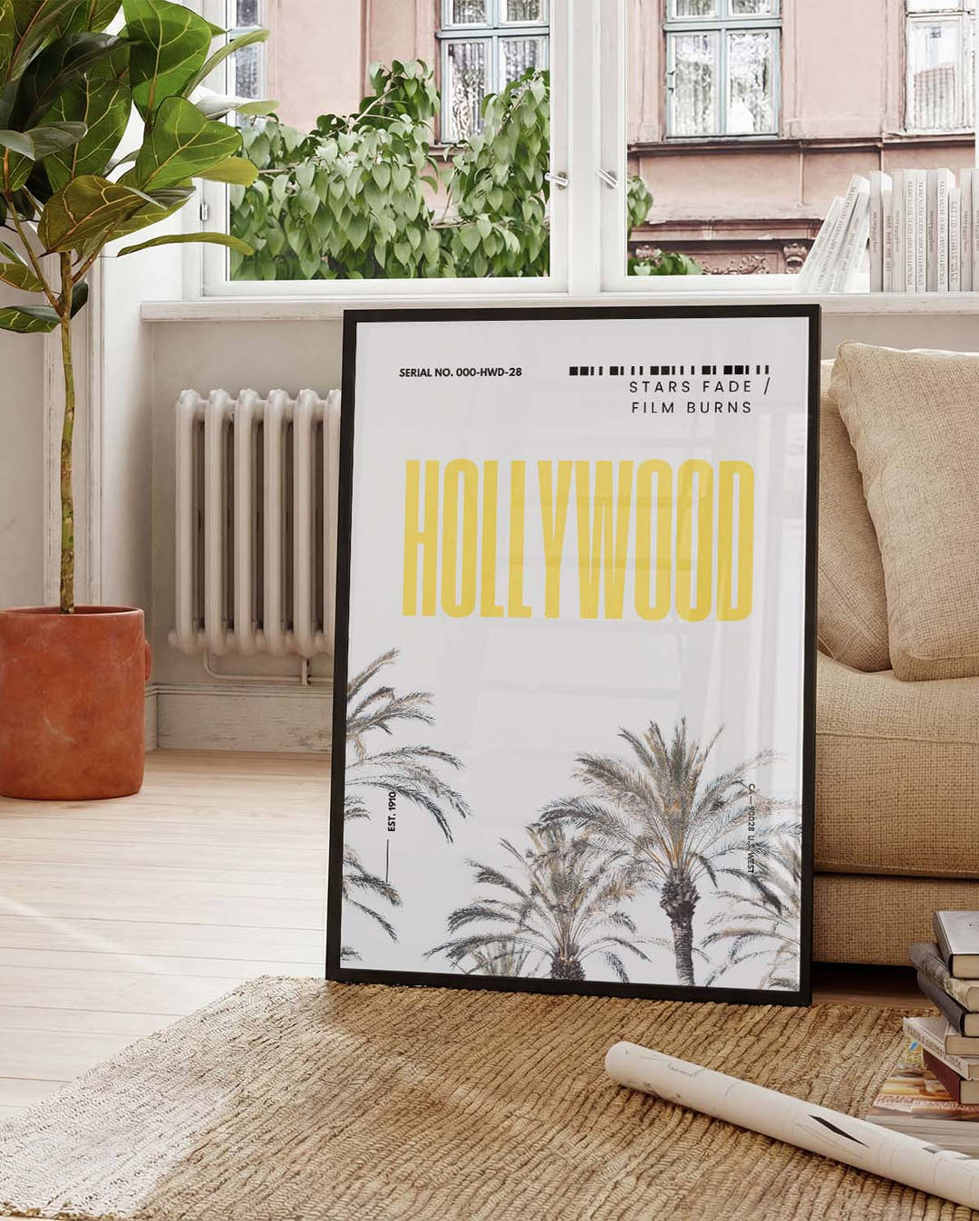 Hollywood | Modernes Retro-Poster