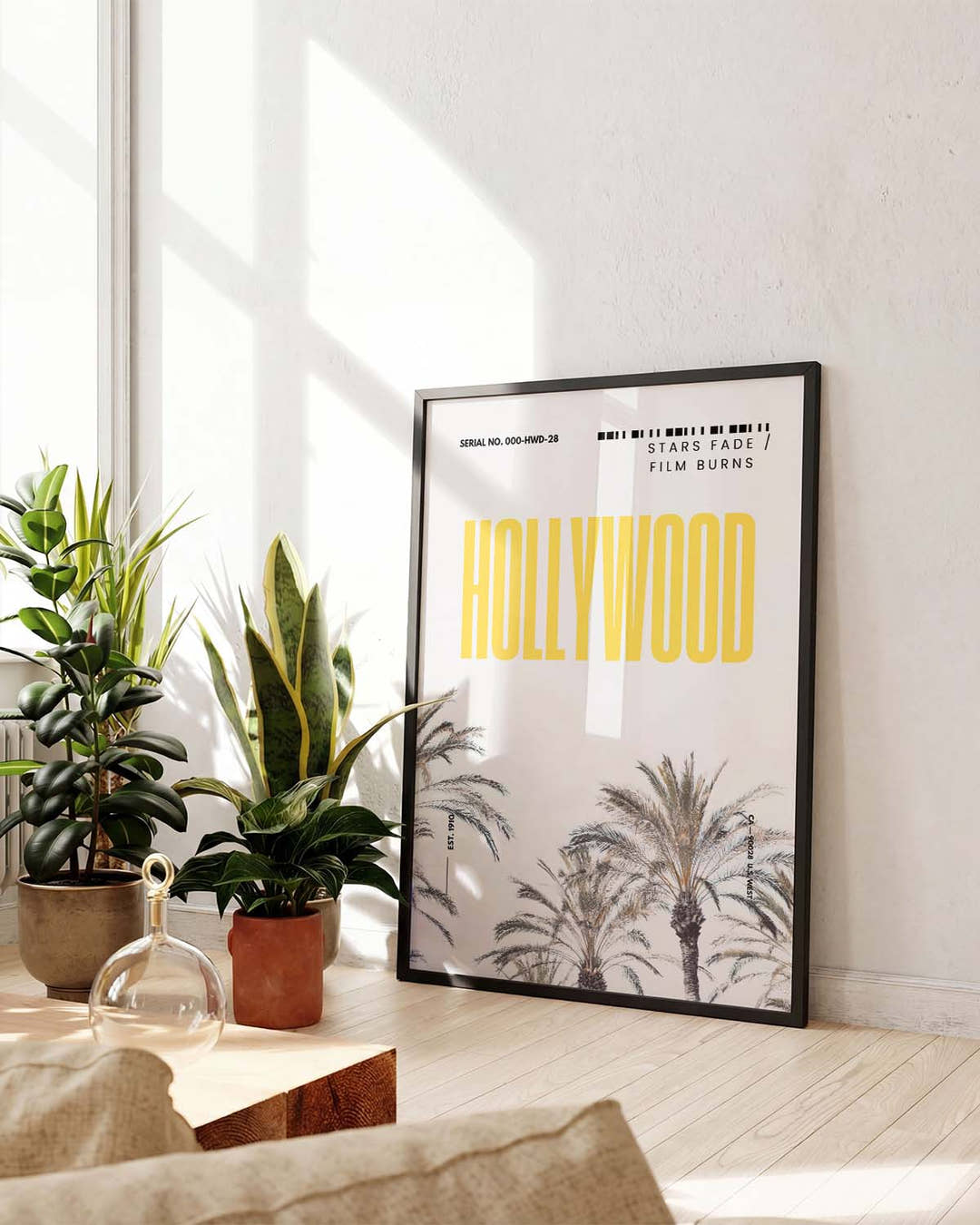 Hollywood | Modernes Retro-Poster
