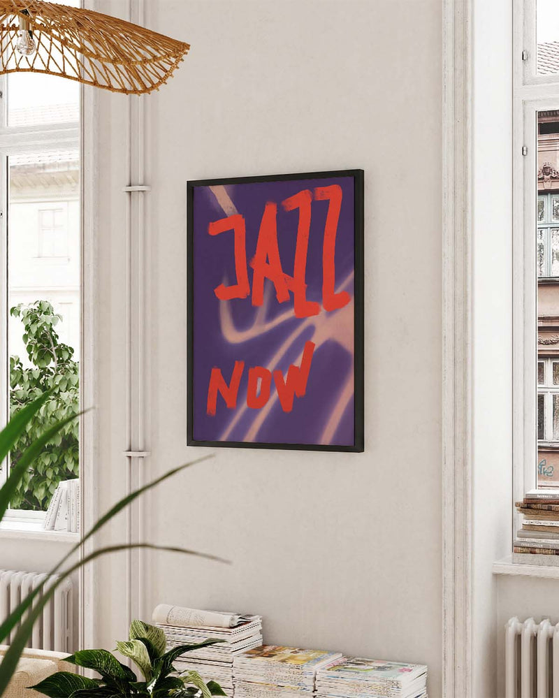 Jazz Now | Modernes Typografie-Poster
