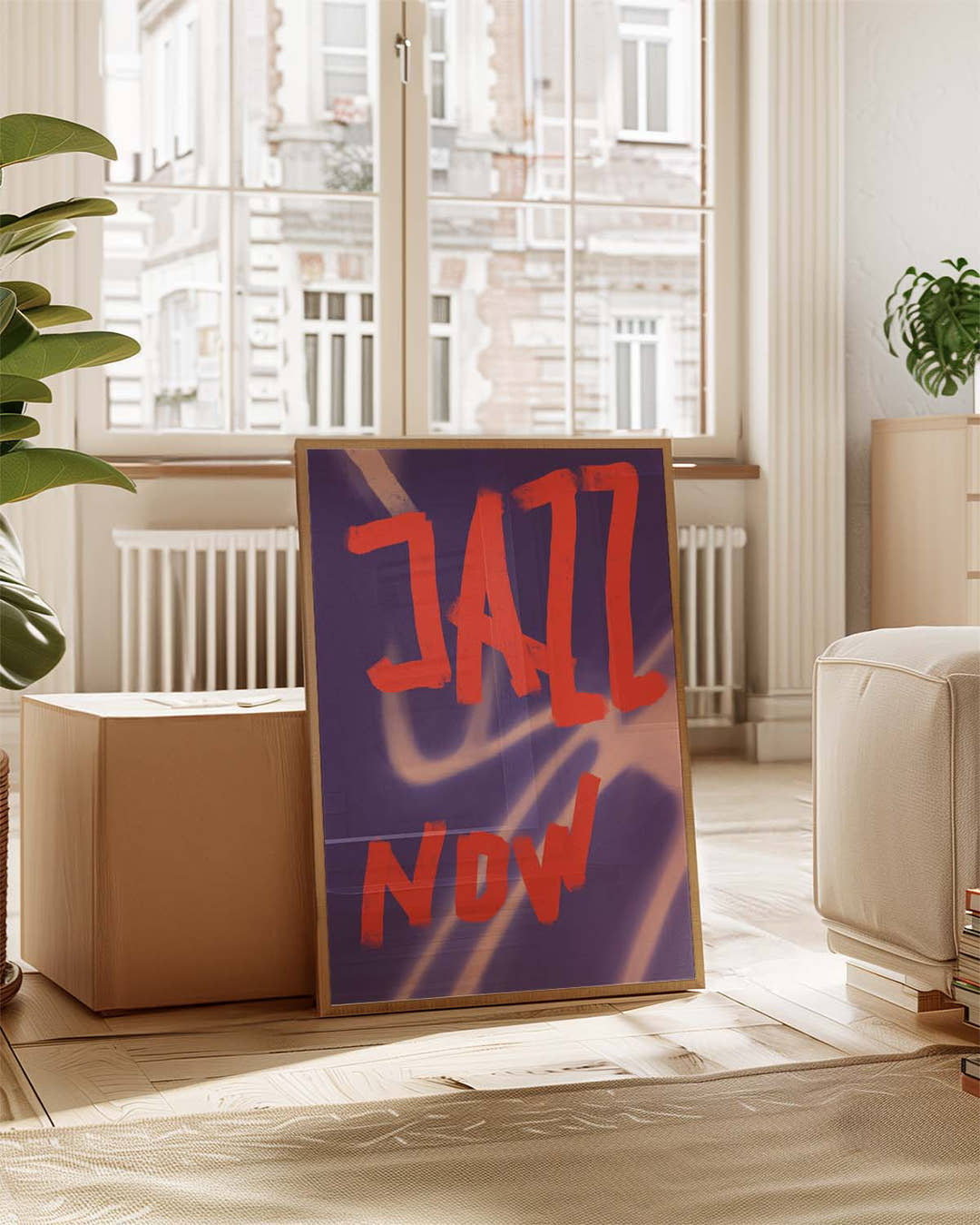 Jazz Now | Modernes Typografie-Poster