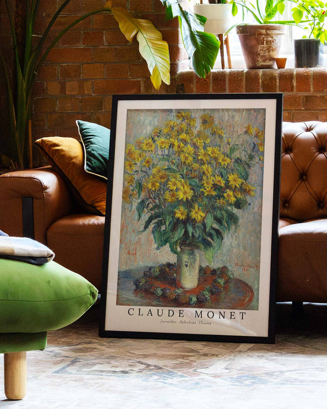 Jerusalem Artichoke Flowers – Claude Monet | Kunstposter