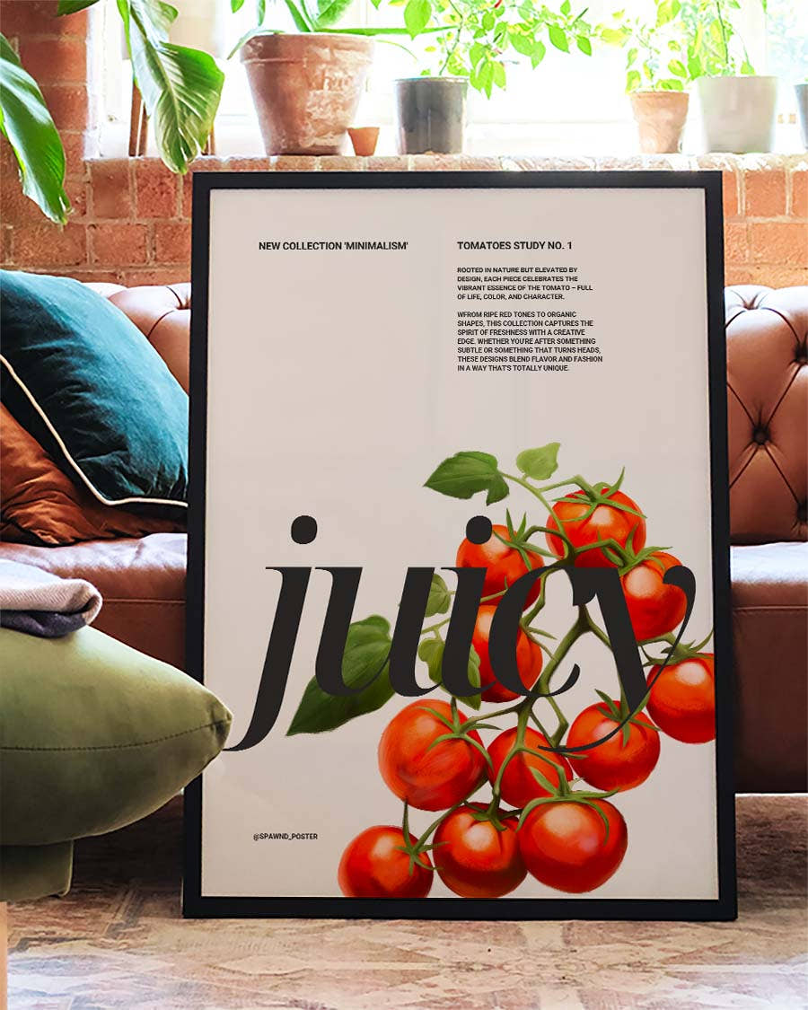 Juicy | Modernes Botanical-Poster