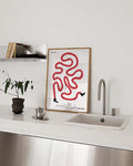 Just Walk | Modernes Typografie-Poster