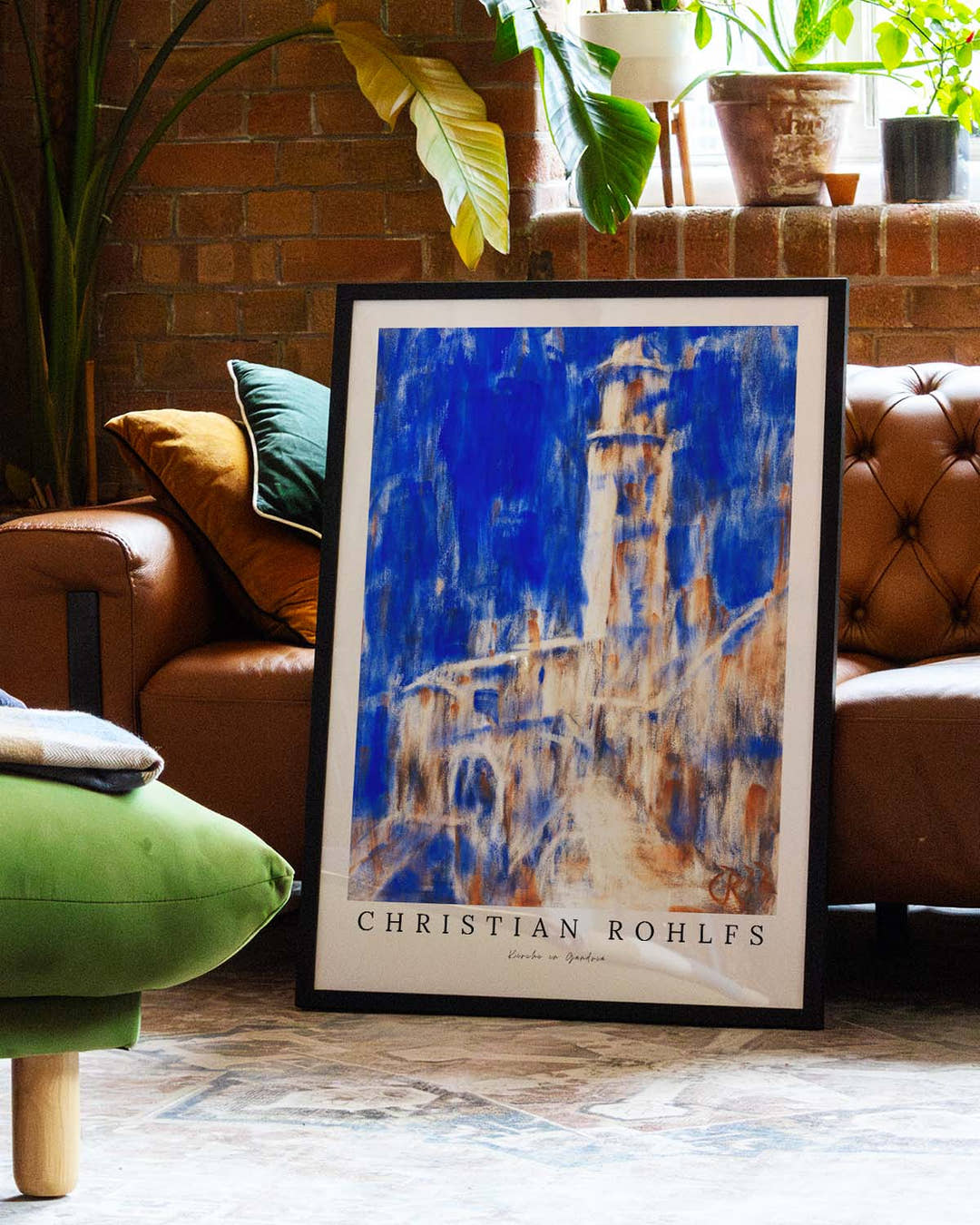 Kirche in Gandria – Christian Rohlfs | Kunstposter