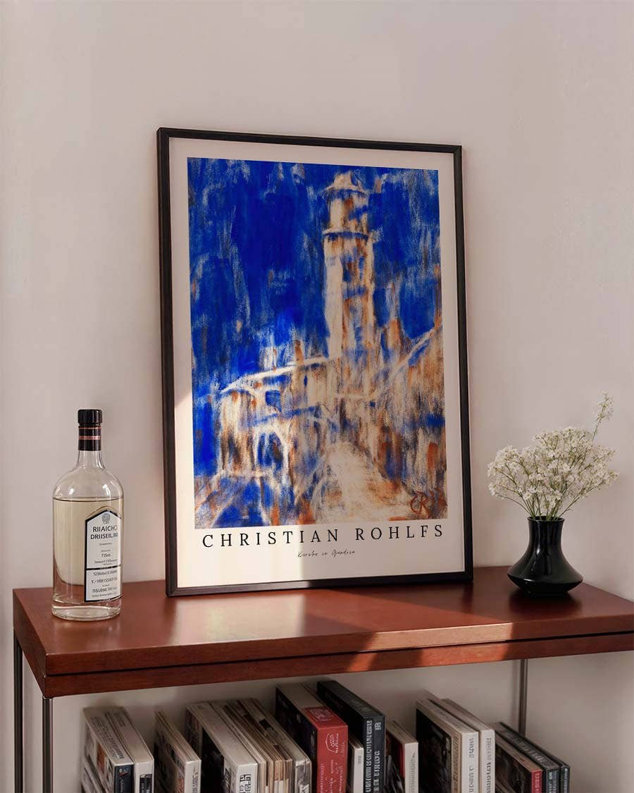 Kirche in Gandria – Christian Rohlfs | Kunstposter