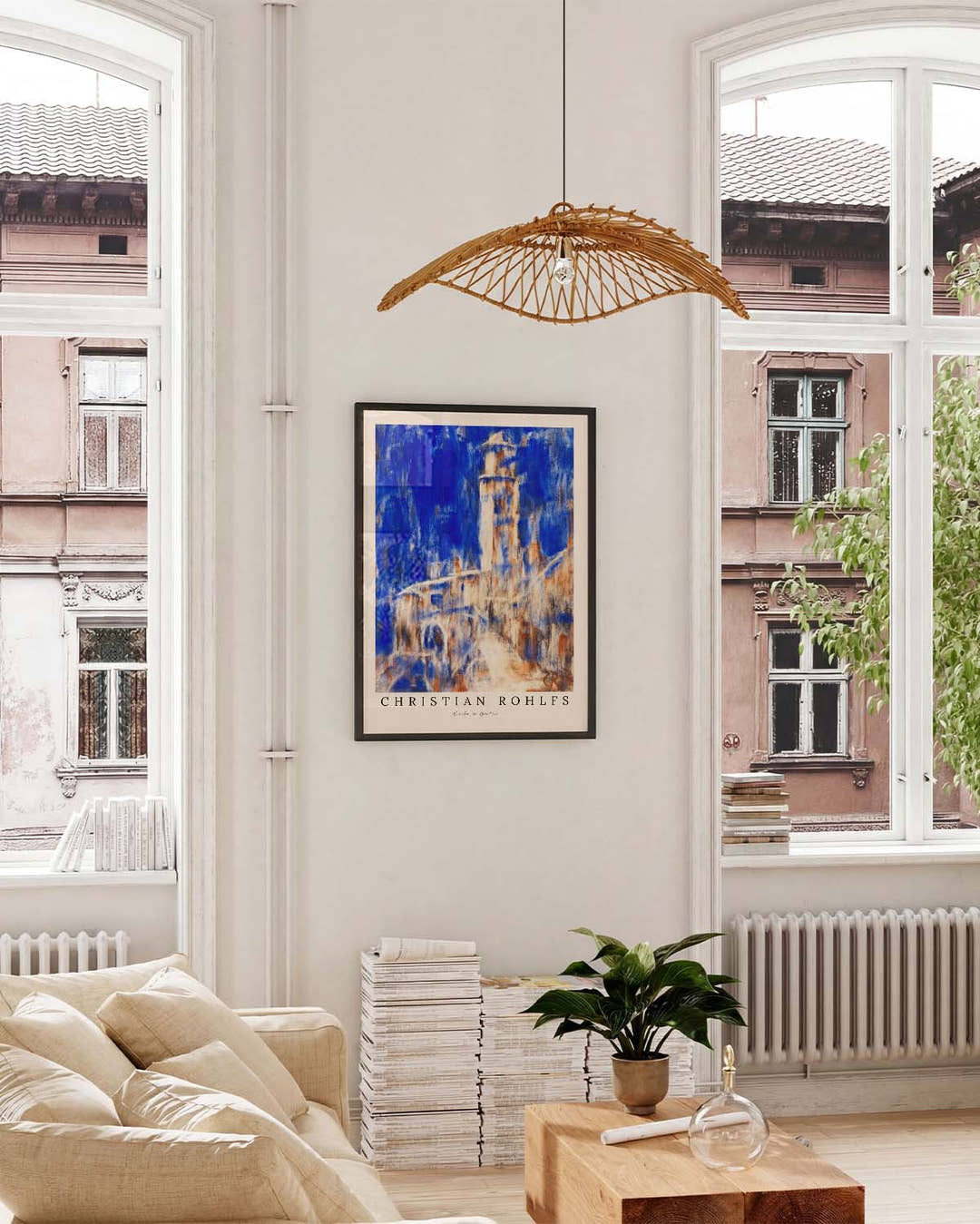 Kirche in Gandria – Christian Rohlfs | Kunstposter