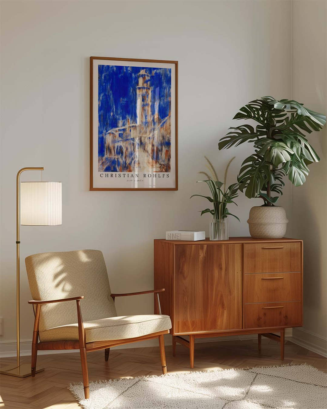 Kirche in Gandria – Christian Rohlfs | Kunstposter