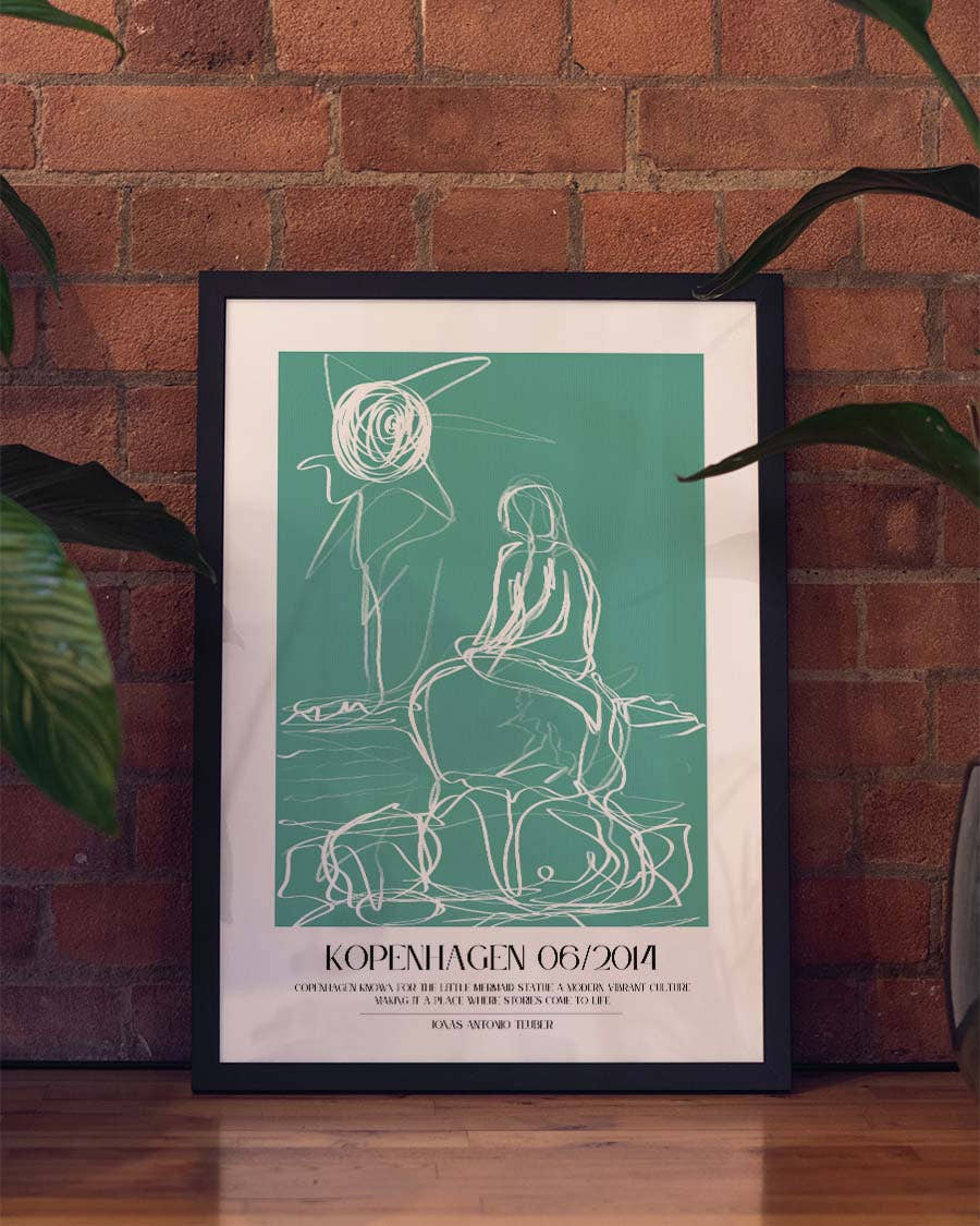 Kopenhagen | Line Art Poster