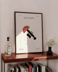 Trompete Bauhaus Instrument – Dekorationsposter