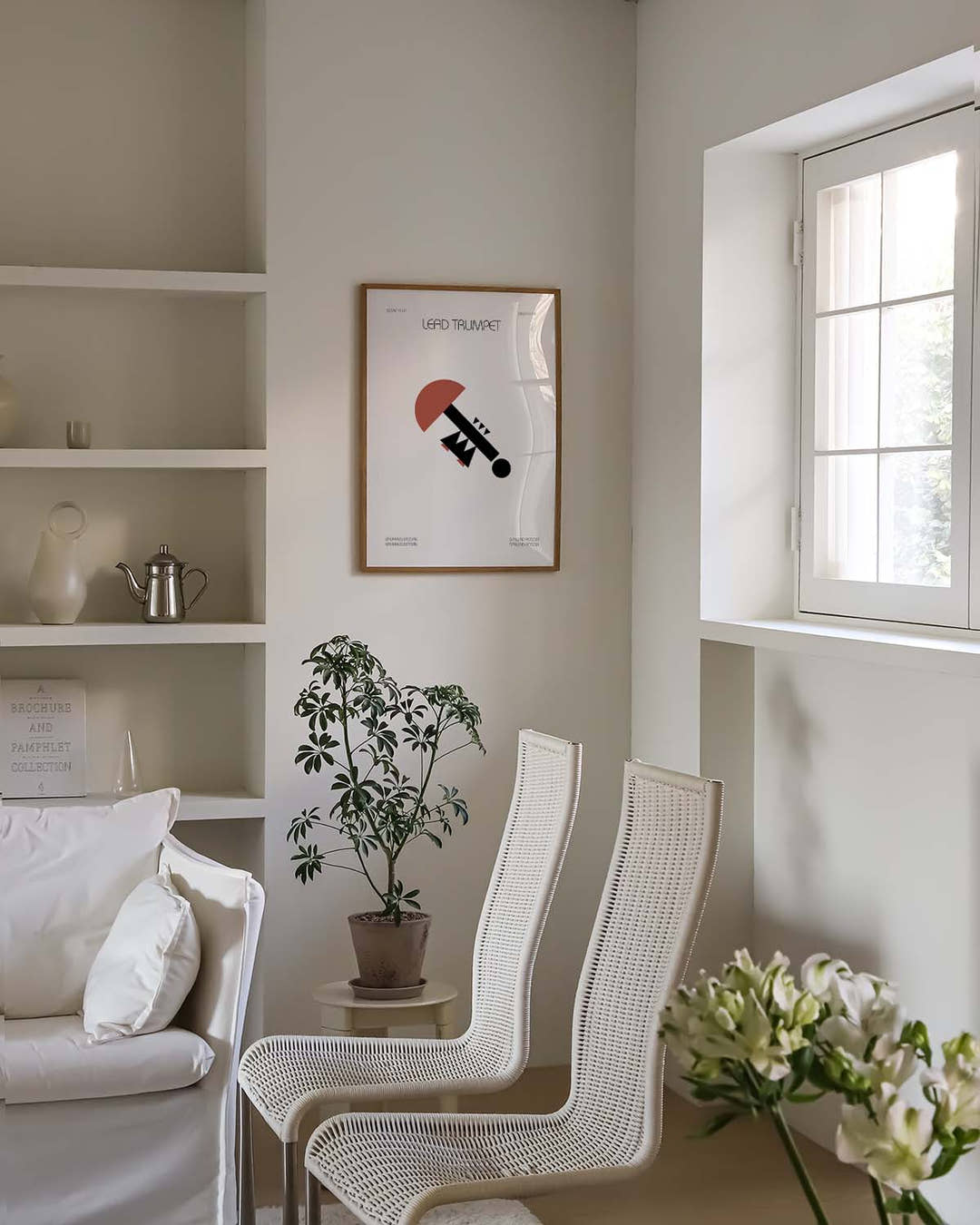 Trompete Bauhaus Instrument – Dekorationsposter