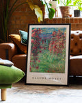 La maison dans les roses – Claude Monet | Kunstposter