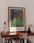 La maison dans les roses – Claude Monet | Kunstposter
