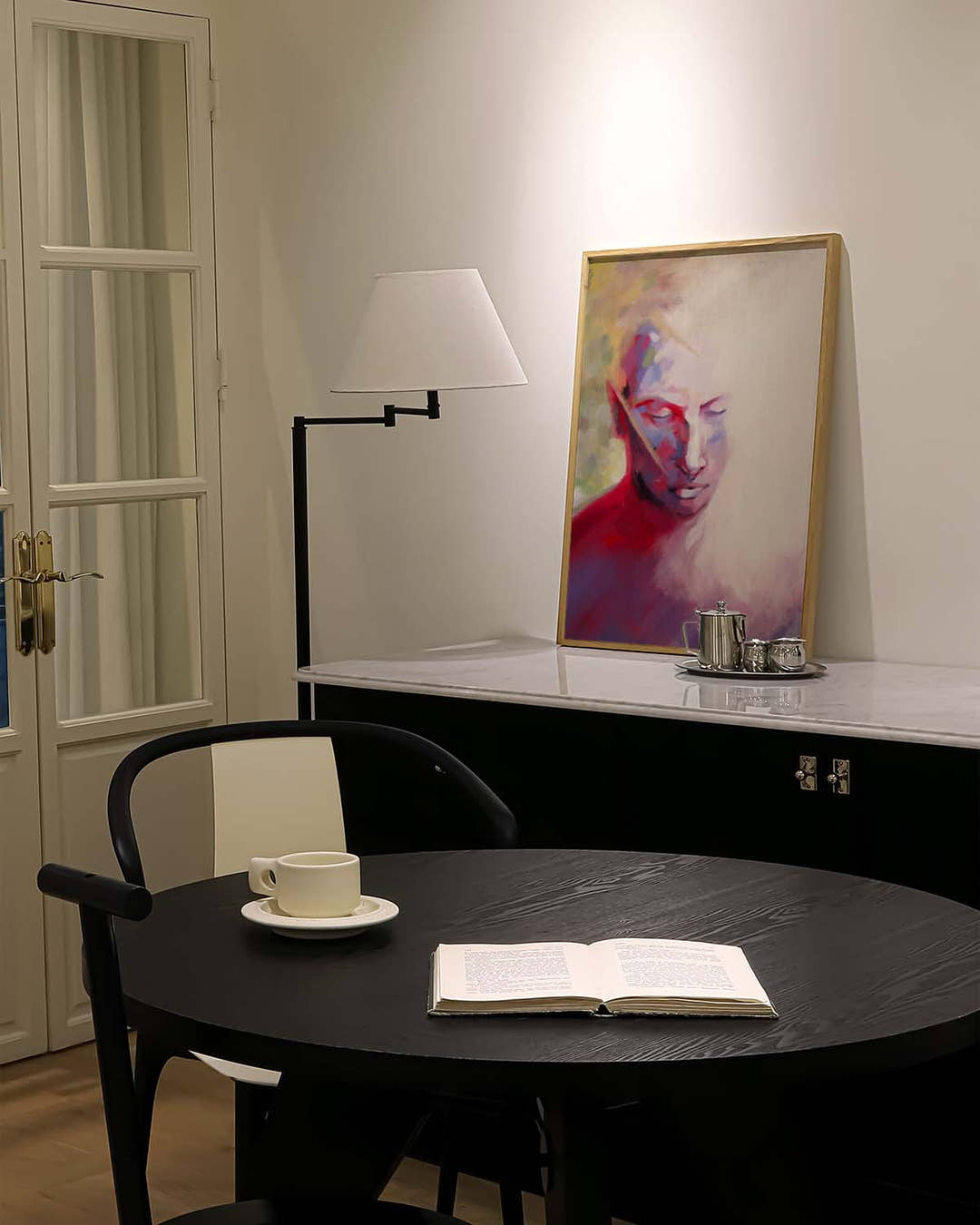 Licht und Schatten | Modernes Portrait-Poster