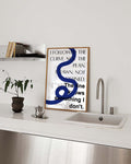 Line | Modernes Typografie-Poster