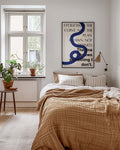 Line | Modernes Typografie-Poster