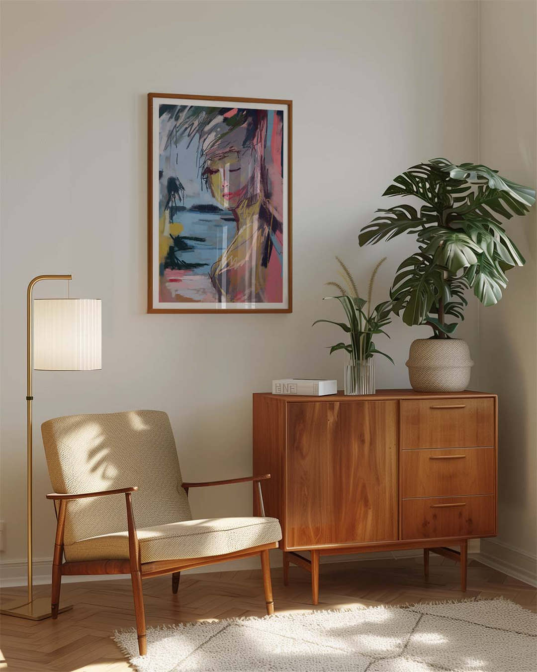 Low Tide, High Eyes | Expressionistisches Kunstposter