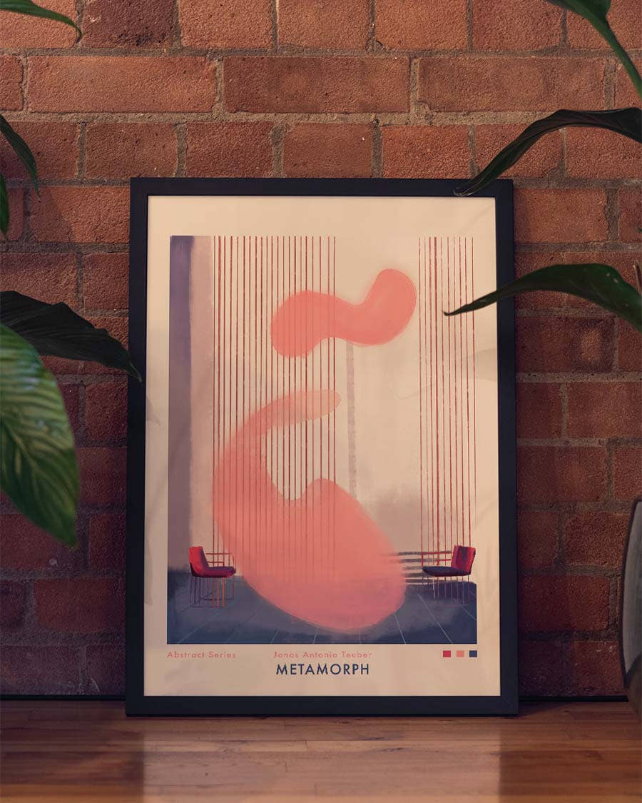 Metamorph | Modernes Abstrakt-Poster