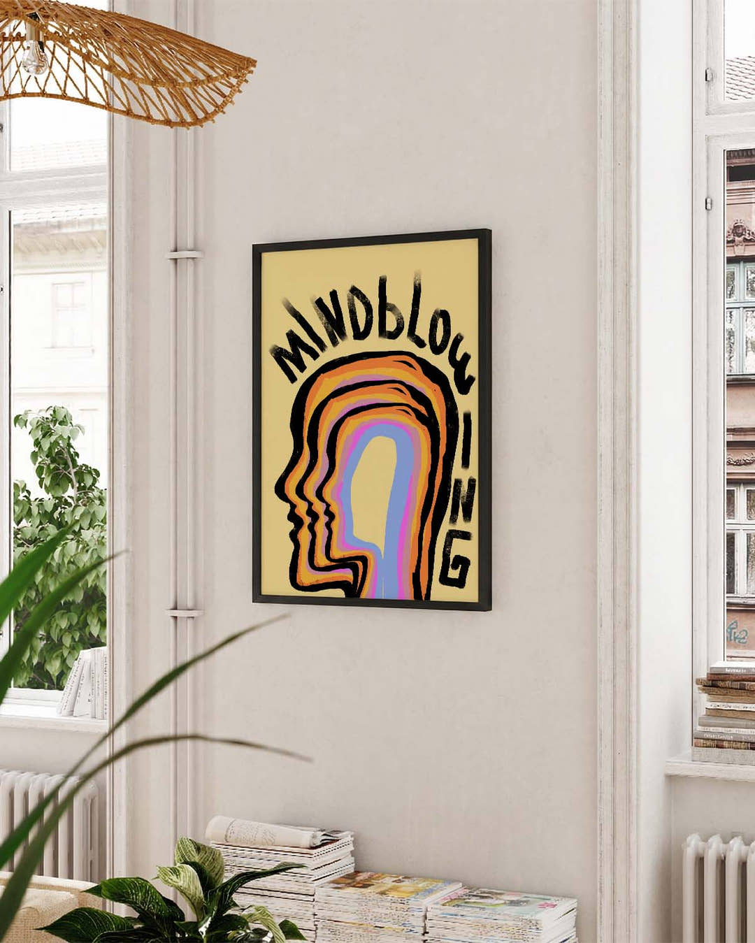 Mindblowing | Abstraktes Kunstposter
