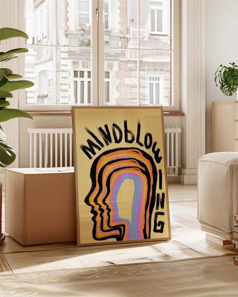 Mindblowing | Abstraktes Kunstposter