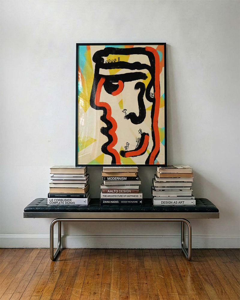 Mindspace | Abstraktes Kunstposter