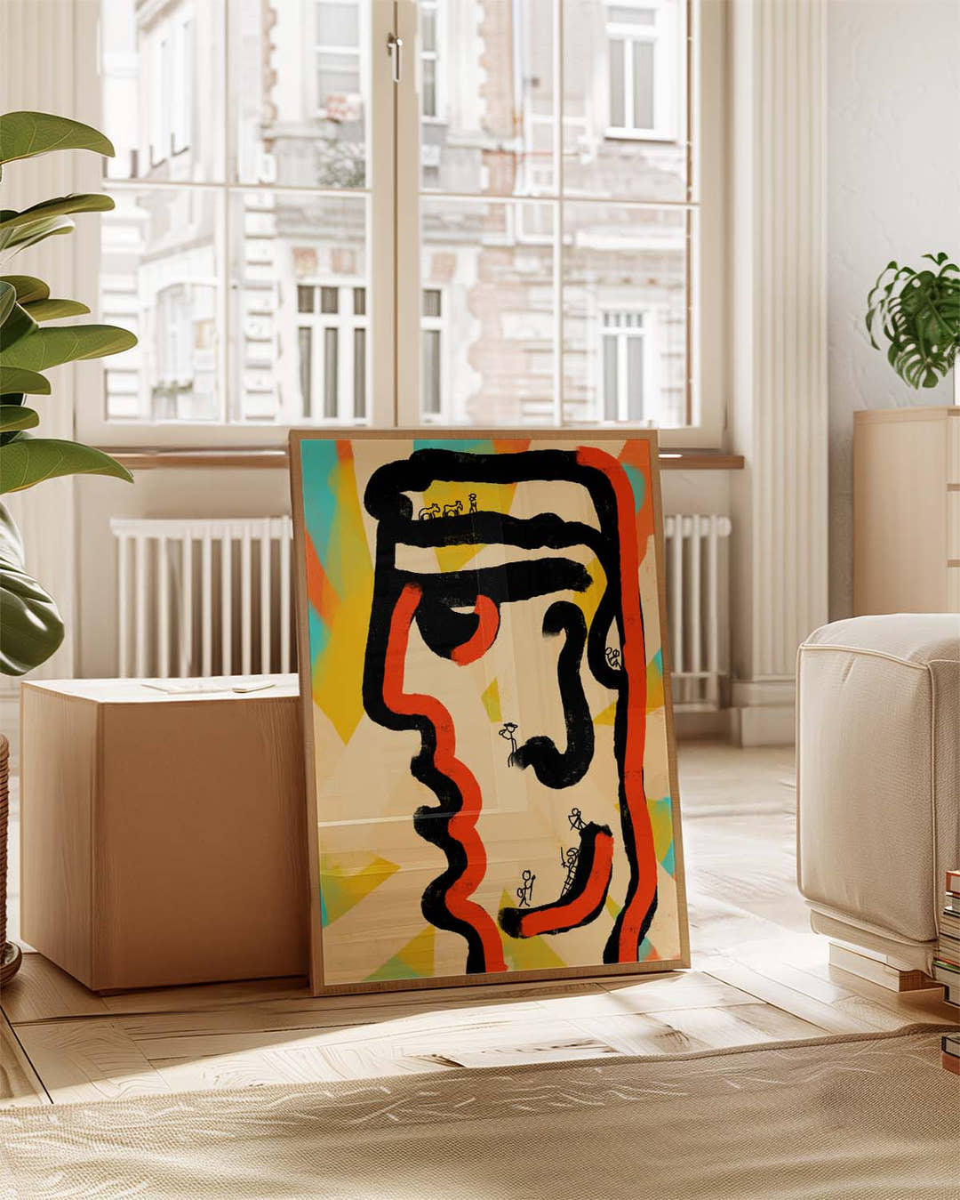Mindspace | Abstraktes Kunstposter