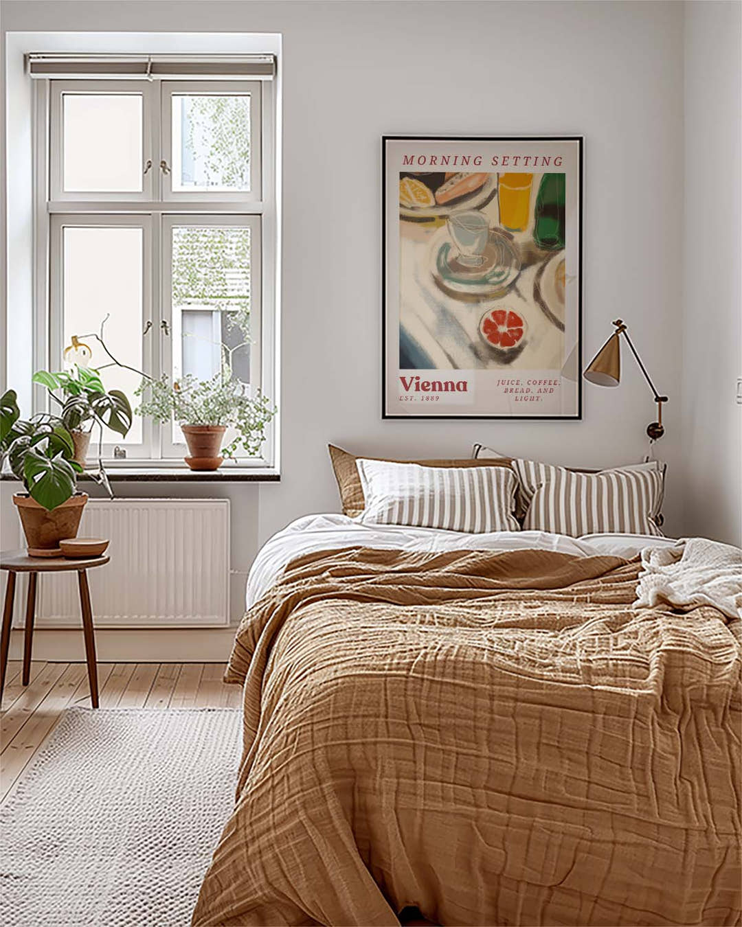 Morning Setting | Warmes Frühstücks-Poster