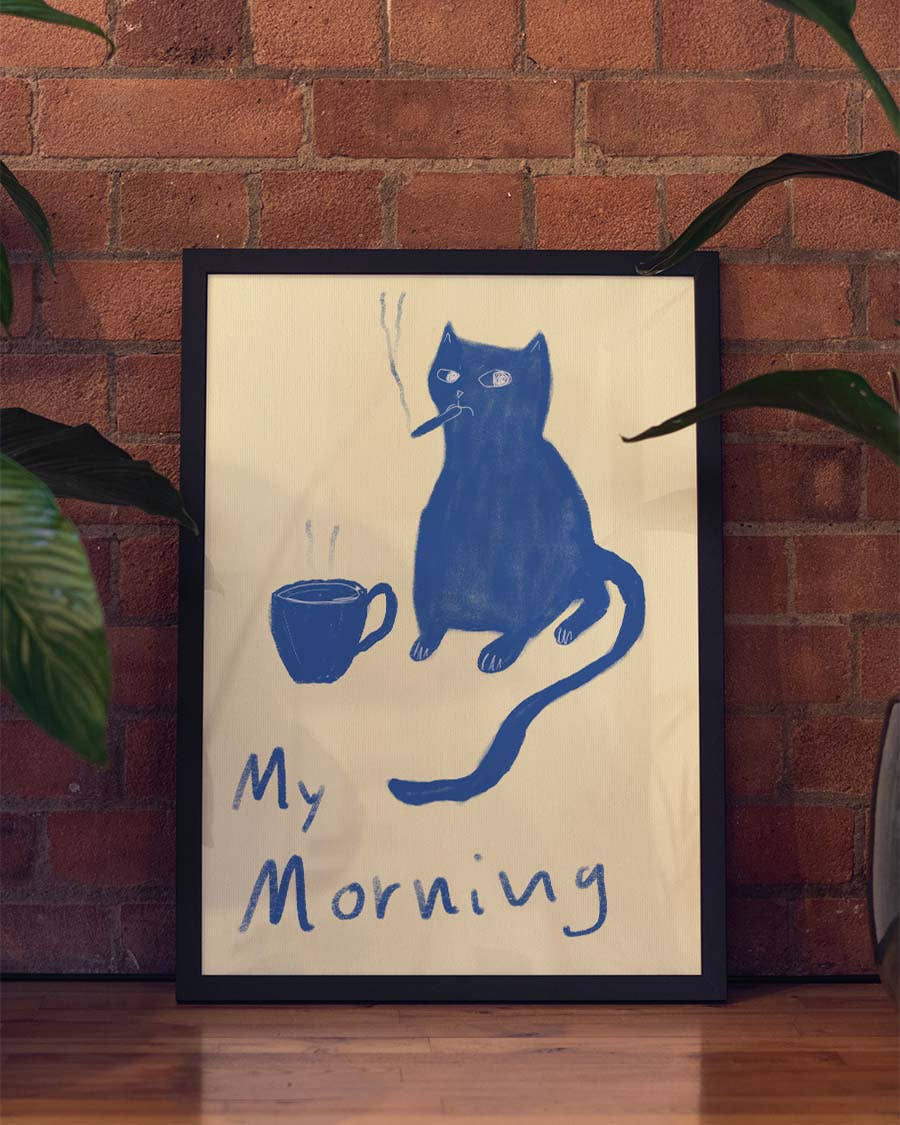 My Morning | Illustration Poster
