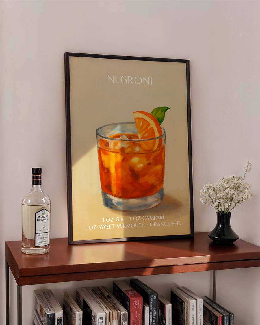 NEGRONI | Cocktail-Poster