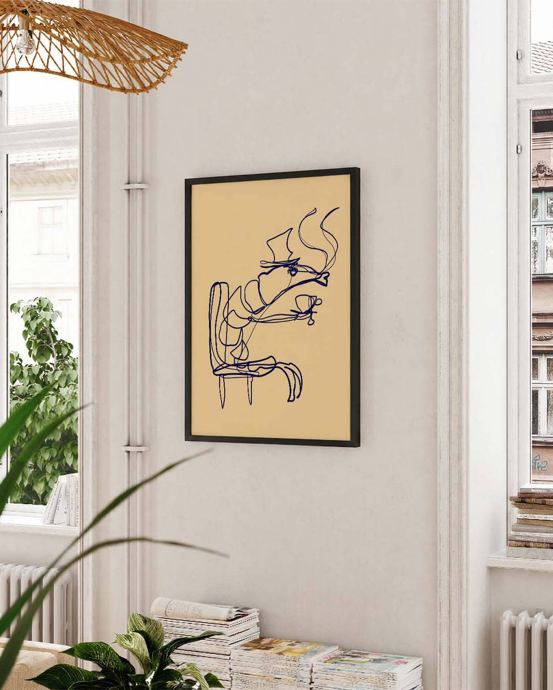 Pacific Shrimp | Line Art Poster