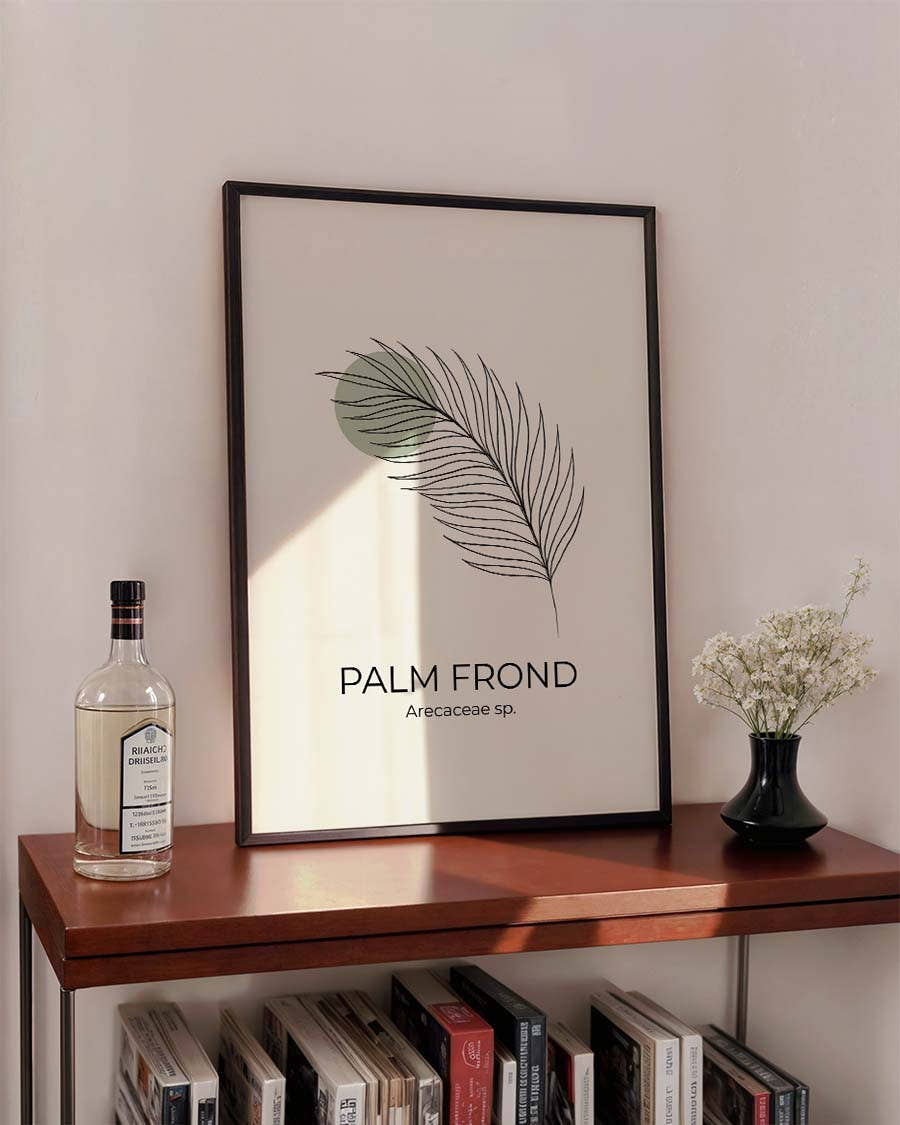 Palmblatt Dekorationsposter – Palm Frond