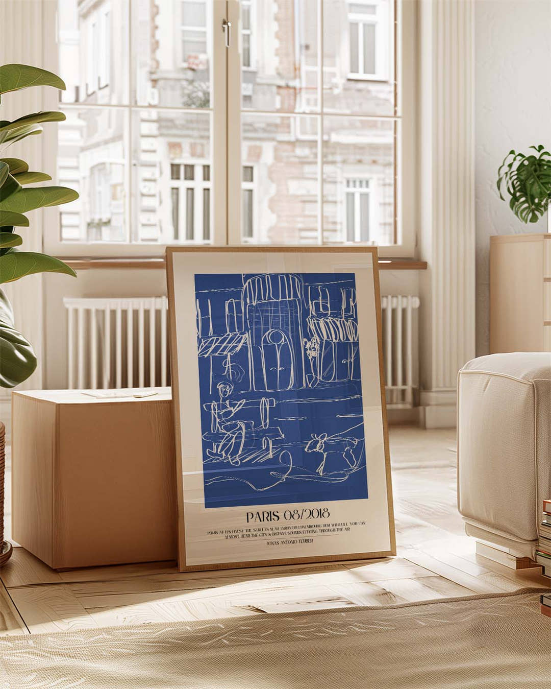 Paris | Line Art Poster