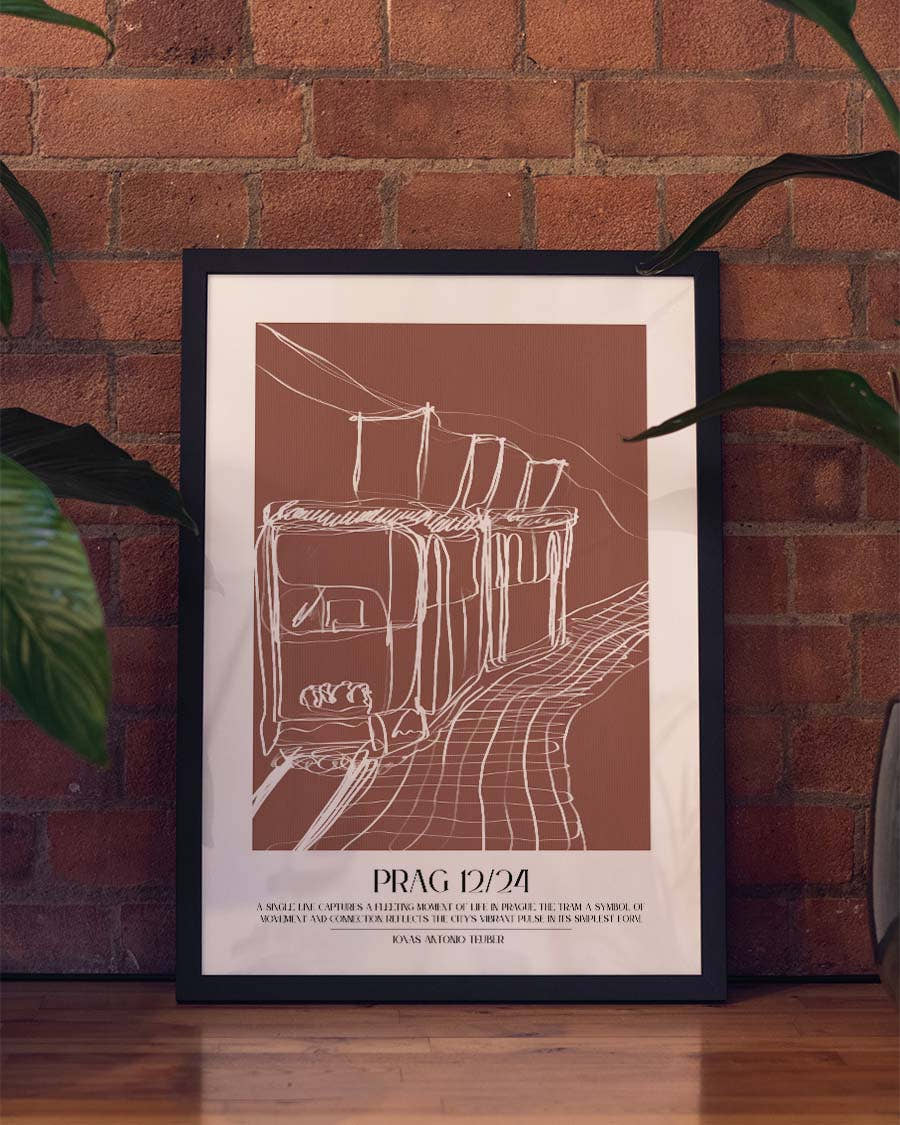 Prag | Line Art Poster