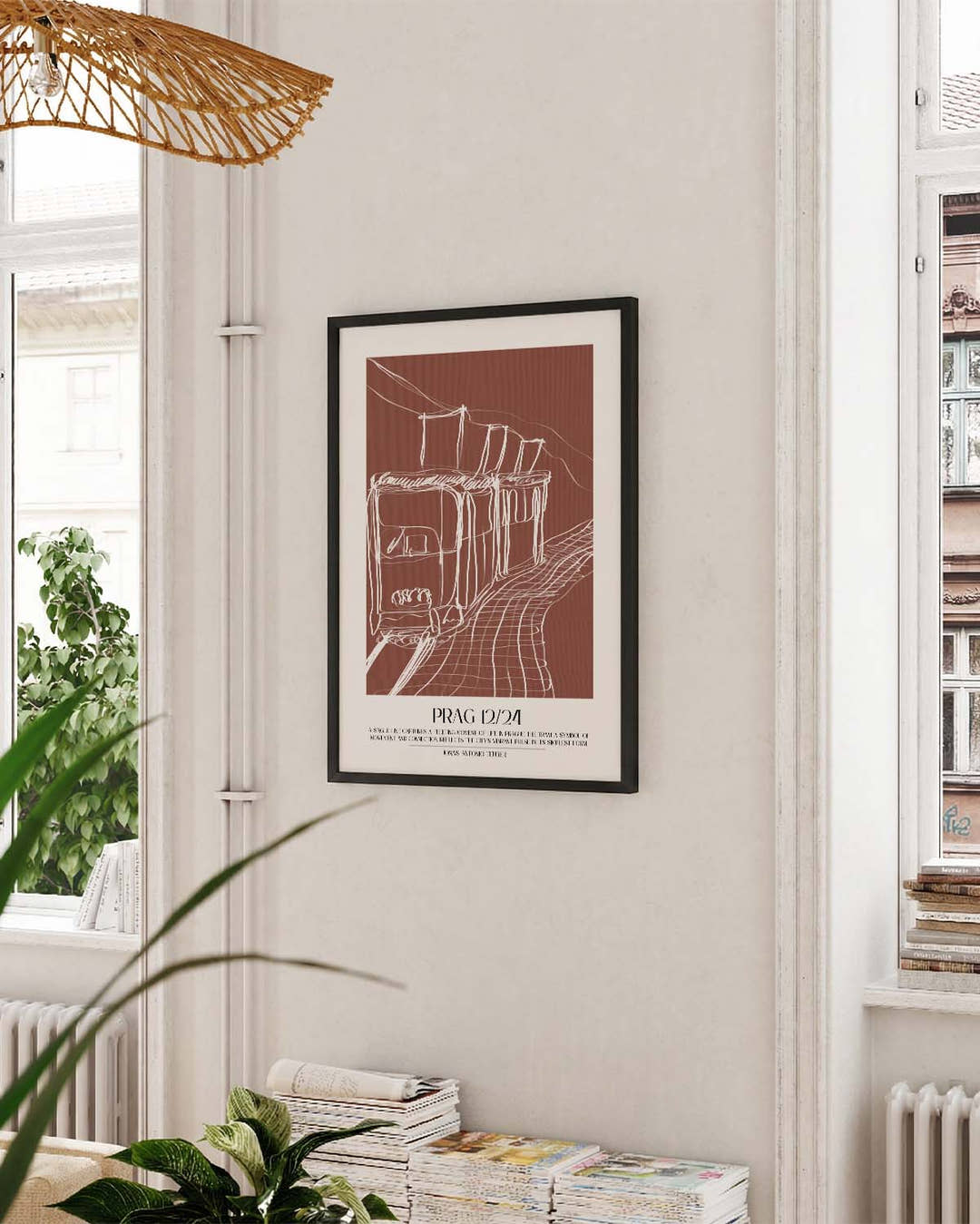 Prag | Line Art Poster