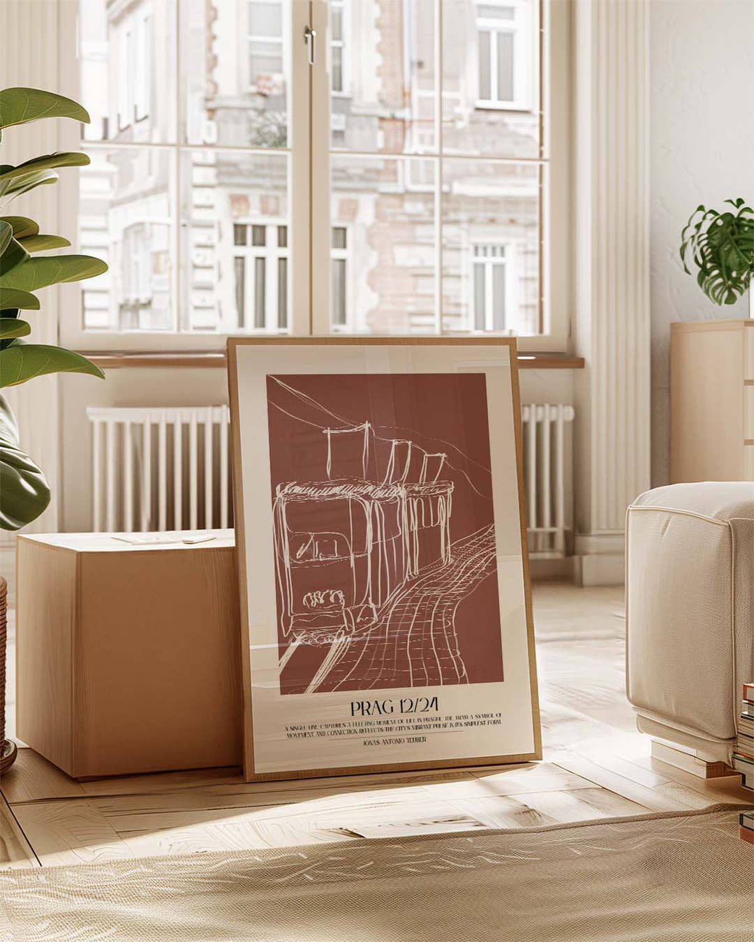 Prag | Line Art Poster