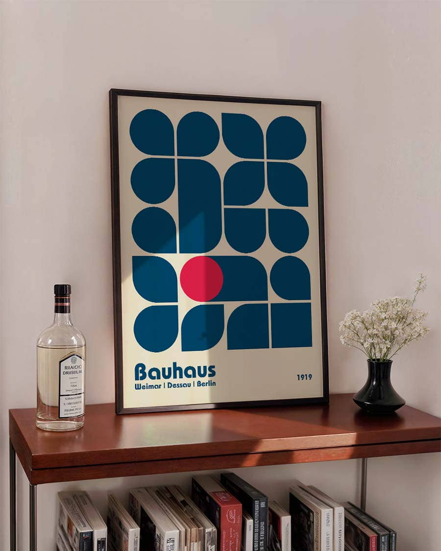 Red Exception | Bauhaus Poster