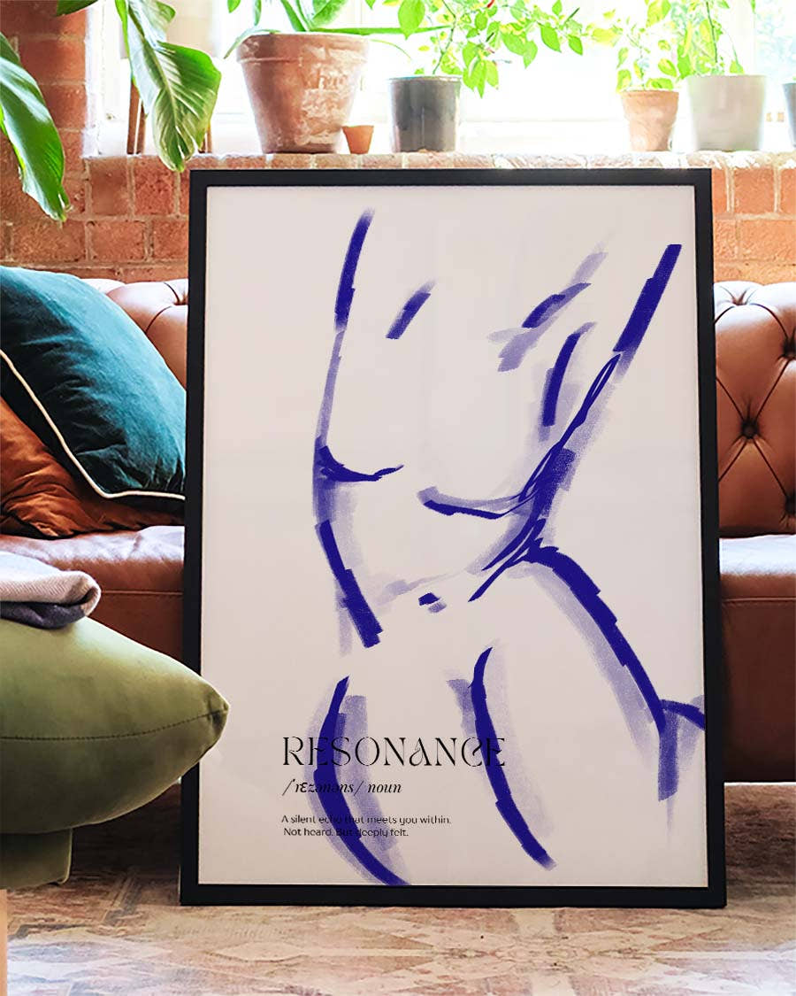 Resonance | Modernes Figuren-Poster