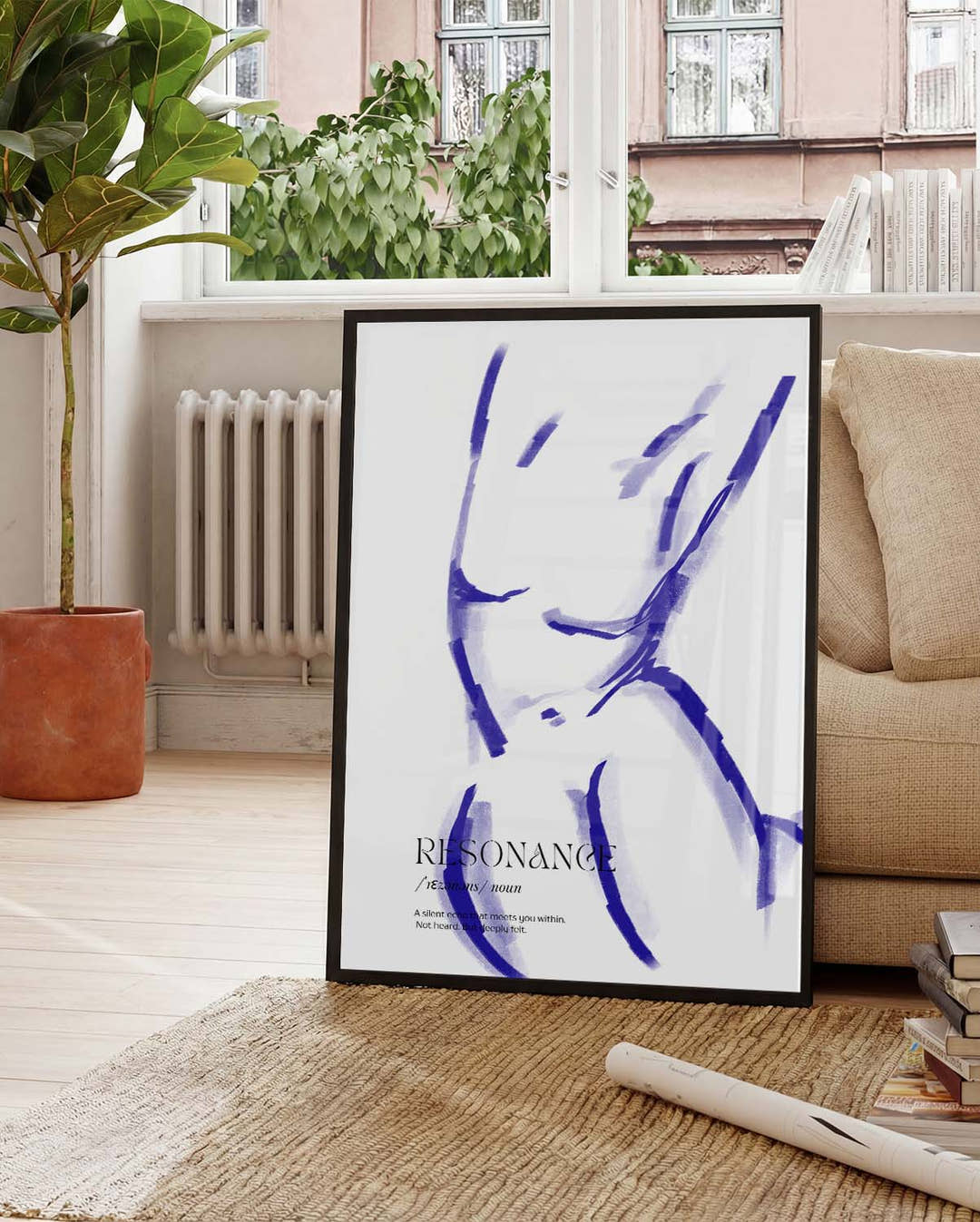 Resonance | Modernes Figuren-Poster