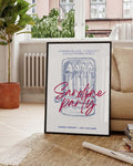 Sardine Party | Humorvolles Retro-Poster