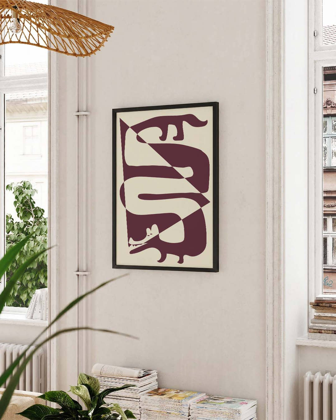 Snappy | Bauhaus Illustration Poster