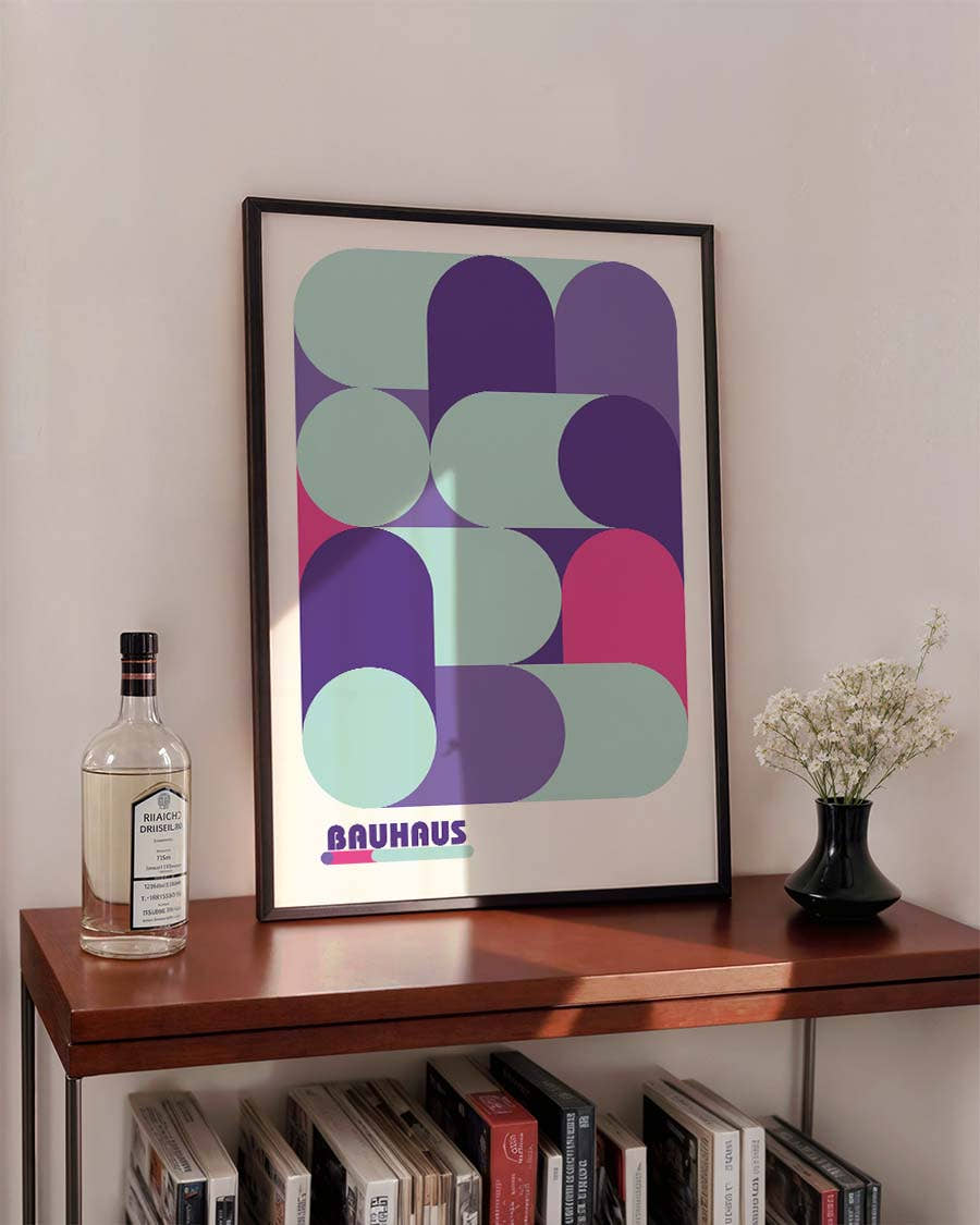 Soft Grid | Bauhaus Poster