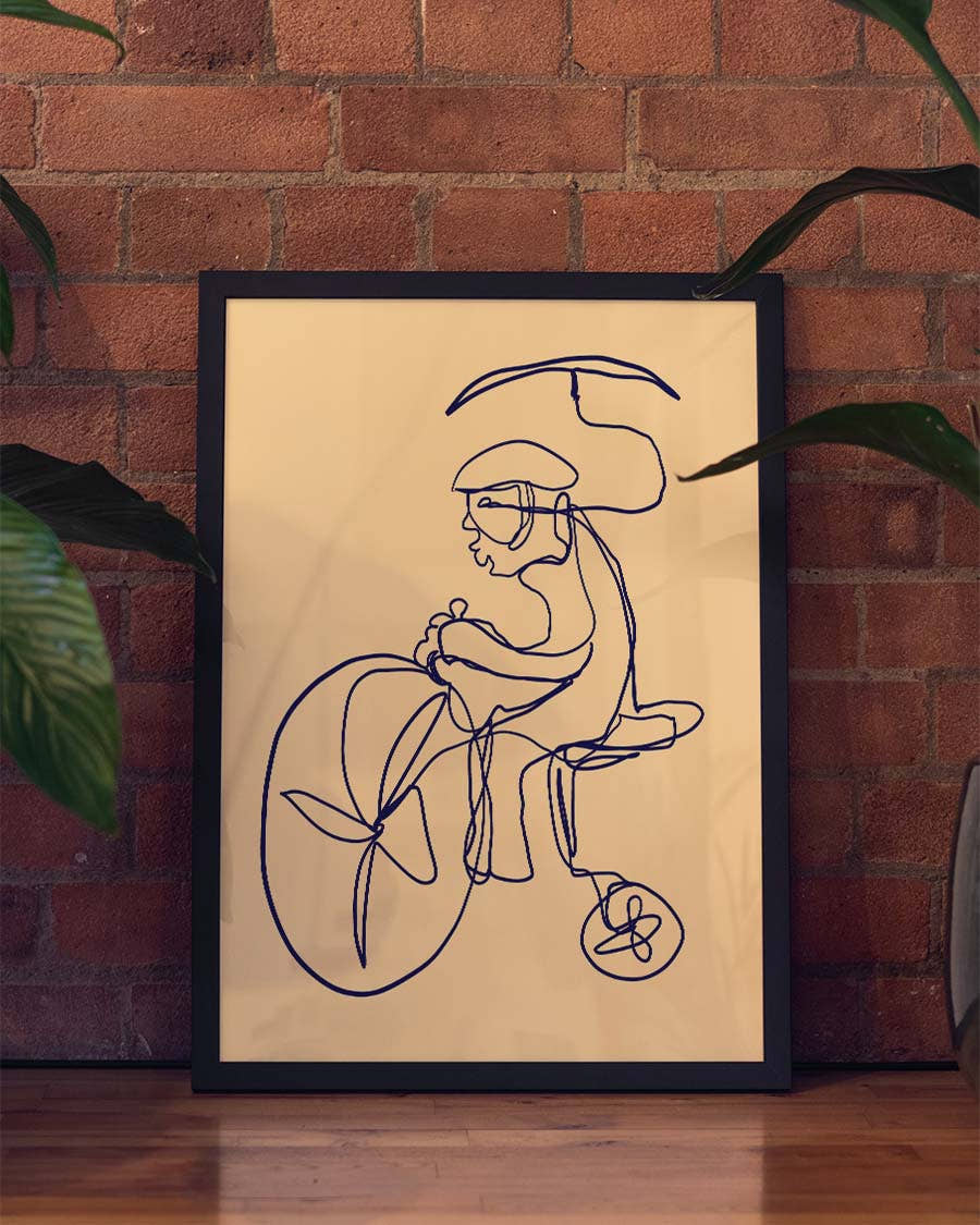 Speedr | Line Art Poster