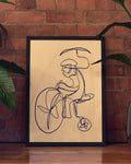 Speedr | Line Art Poster