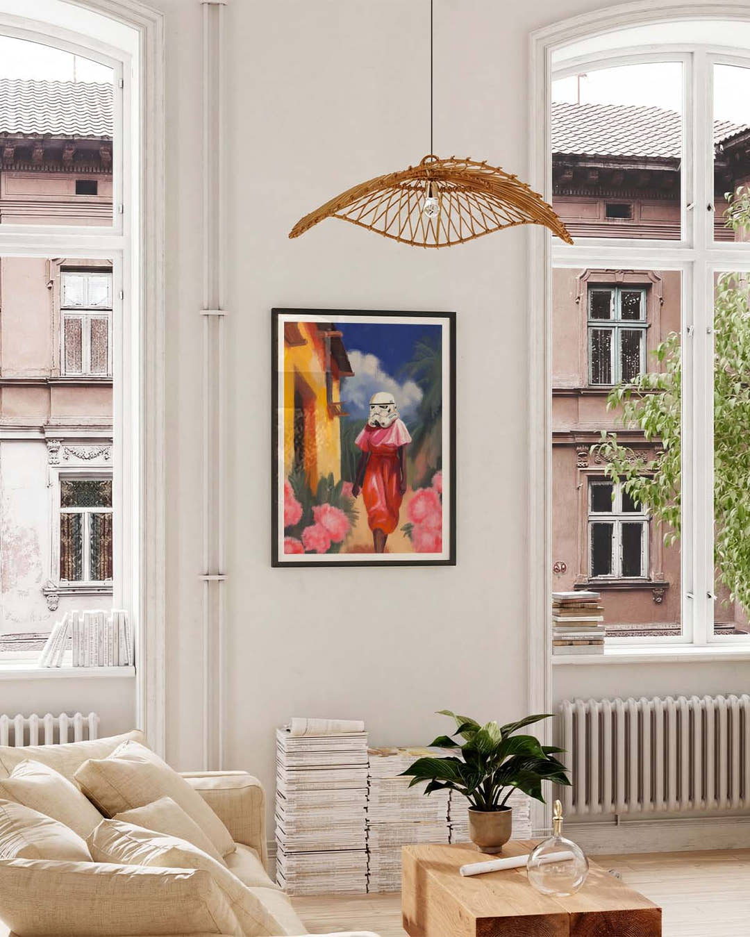 Stormtrooper’s Day Off | Surreales Kunstposter