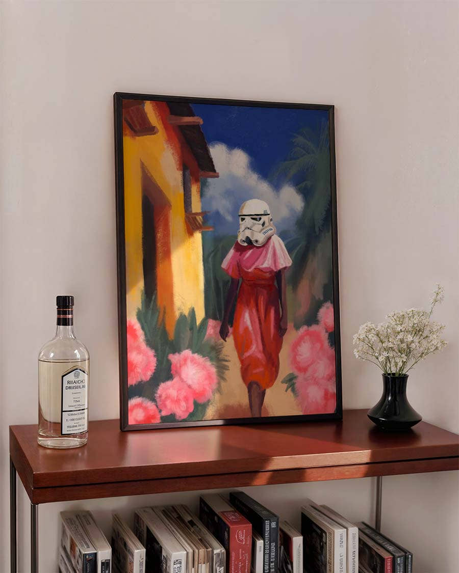 Stormtrooper’s Day Off | Surreales Kunstposter
